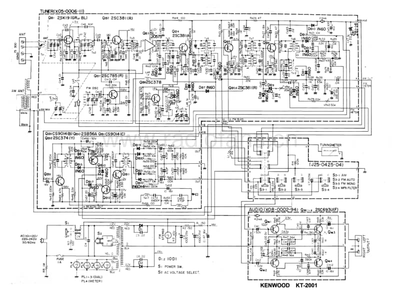 Kenwood-KT-2001-Schematic电路原理图.pdf_第1页