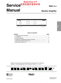 Marantz-PA-01-Service-Manual电路原理图.pdf