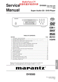 Marantz-DV-9500-Service-Manual电路原理图.pdf