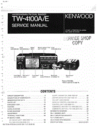 Kenwood-TW-4100-Service-Manual电路原理图.pdf