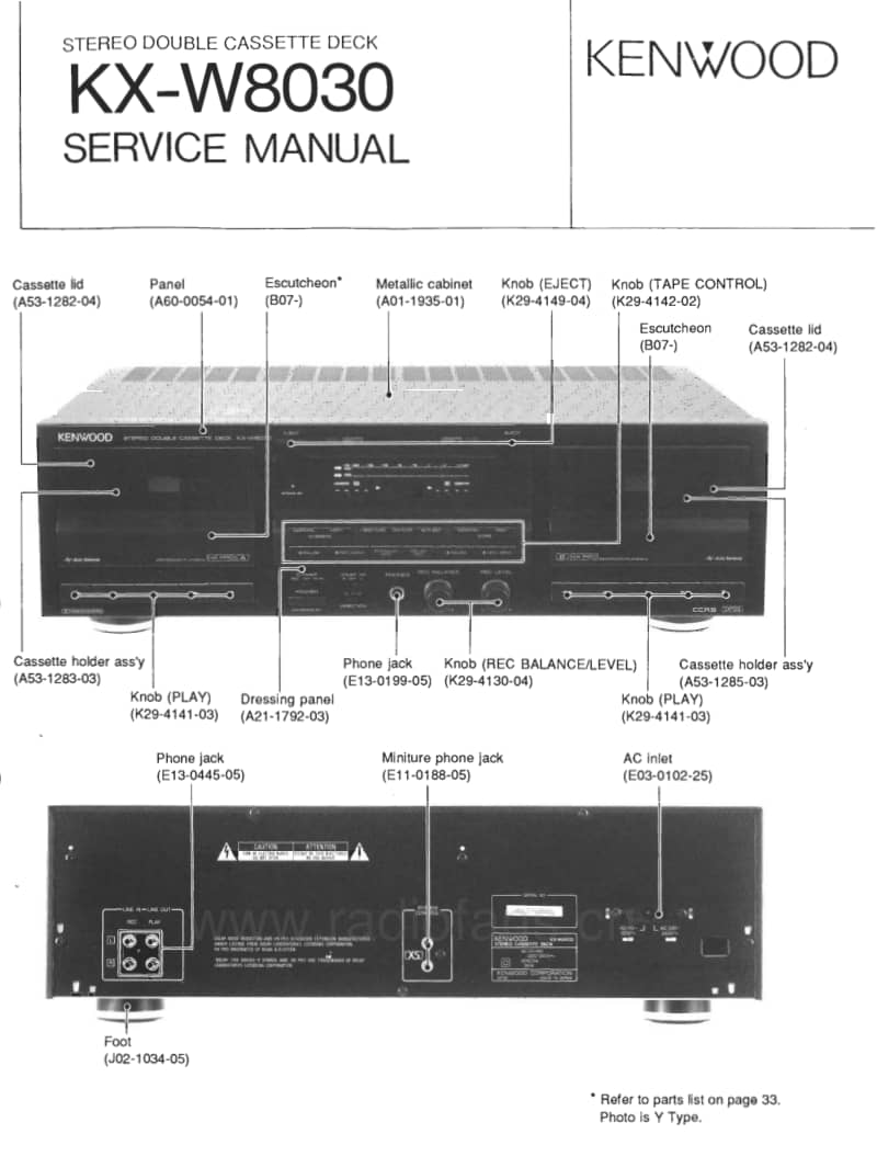 Kenwood-KXW-8030-Service-Manual电路原理图.pdf_第1页