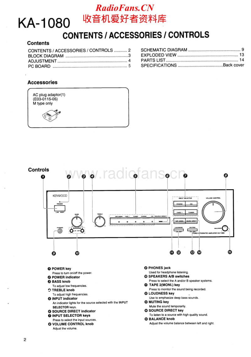 Kenwood-KA-1080-Service-Manual电路原理图.pdf_第2页