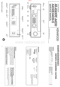 Kenwood-AR-404-Service-Manual电路原理图.pdf