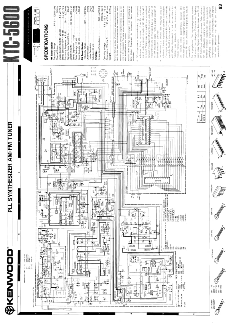 Kenwood-KTC-5600-Schematic电路原理图.pdf_第1页