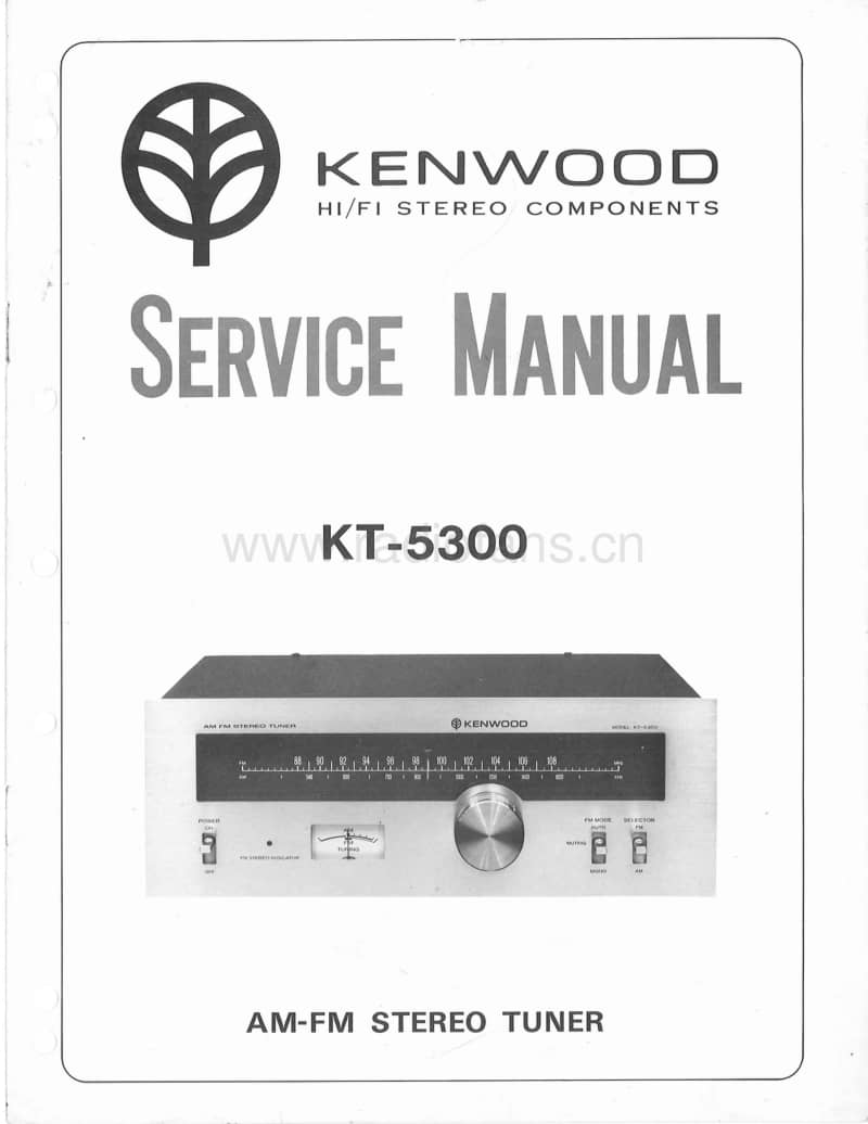 Kenwood-KT-5300-Service-Manual电路原理图.pdf_第1页