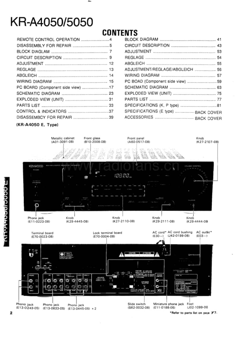 Kenwood-KRA-4050-Service-Manual电路原理图.pdf_第2页