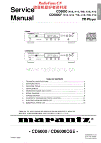 Marantz-CD-6000-F-Service-Manual电路原理图.pdf