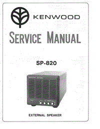 Kenwood-SP-820-Service-Manual电路原理图.pdf
