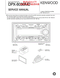Kenwood-DPX-8030-MD-Service-Manual电路原理图.pdf