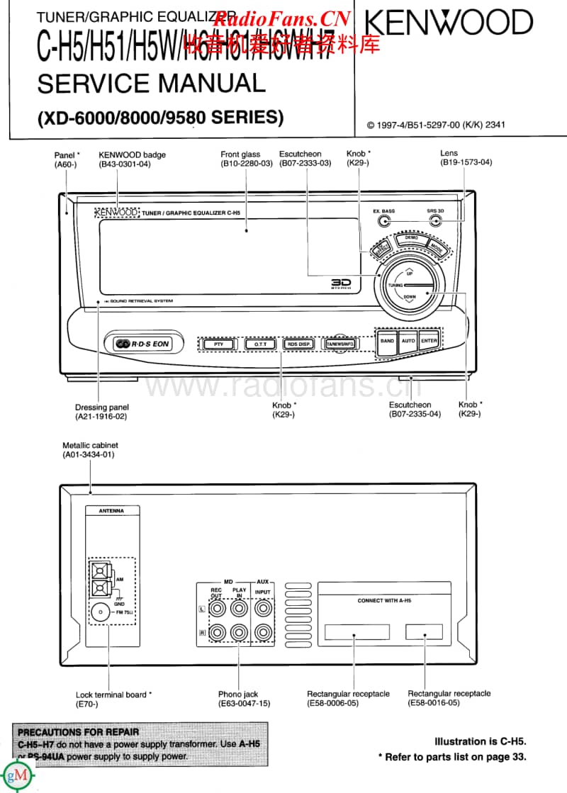 Kenwood-CH-5-W-Service-Manual电路原理图.pdf_第1页