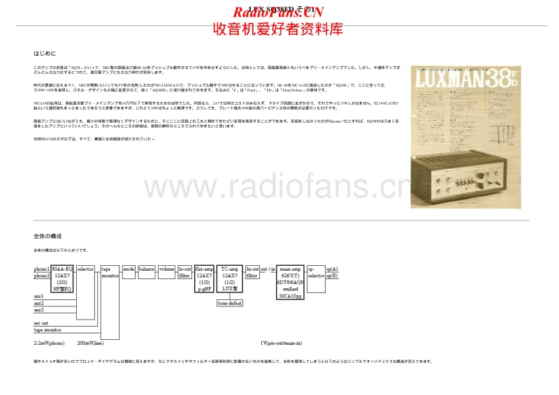 Luxman-SQ-38-FD-Service-Manual电路原理图.pdf_第1页