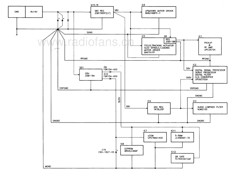 Kenwood-KDCC-711-Schematic电路原理图.pdf_第2页