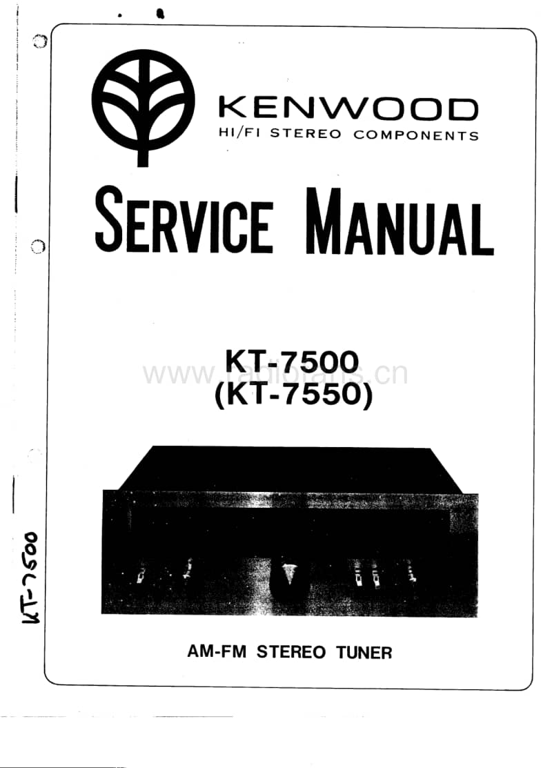 Kenwood-KT-7500-Service-Manual电路原理图.pdf_第1页