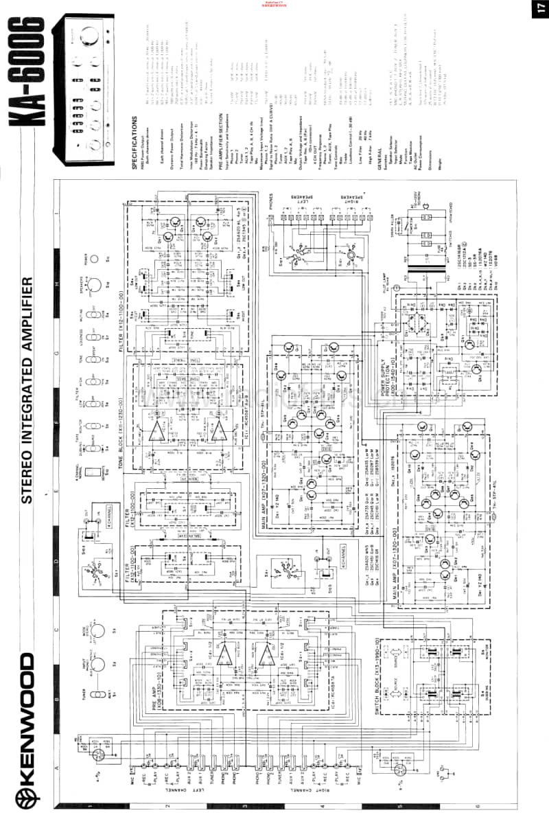 Kenwood-KA-6006-Schematic电路原理图.pdf_第1页