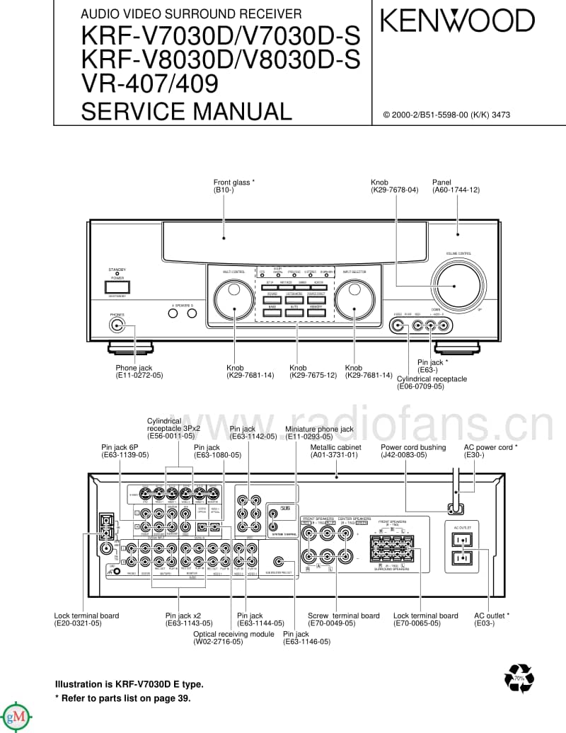 Kenwood-KRFV-8030-Service-Manual电路原理图.pdf_第1页