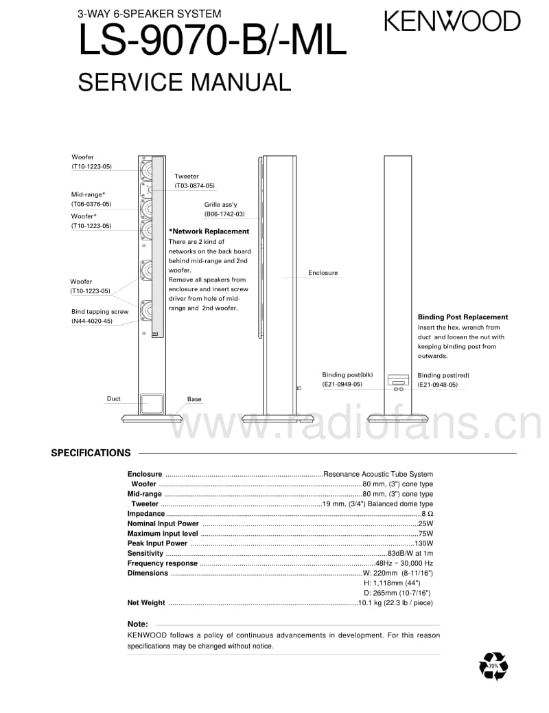 Kenwood-LS-9070-ML-Service-Manual电路原理图.pdf_第1页