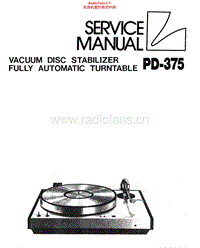 Luxman-PD-375-Service-Manual电路原理图.pdf