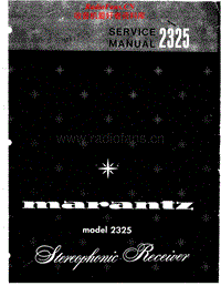 Marantz-2325-Service-Manual电路原理图.pdf