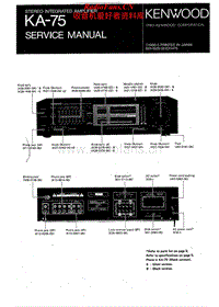 Kenwood-KA-75-Service-Manual电路原理图.pdf