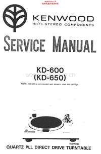 Kenwood-KD-600-Service-Manual电路原理图.pdf