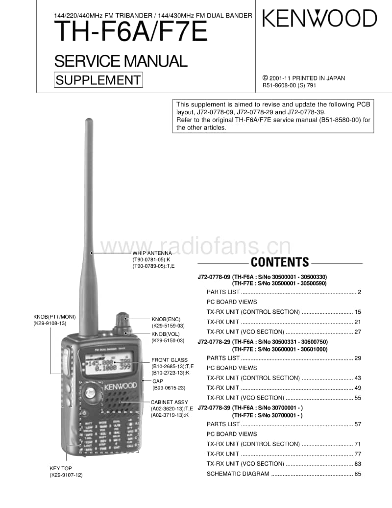 Kenwood-THF-6-A-Service-Manual电路原理图.pdf_第1页