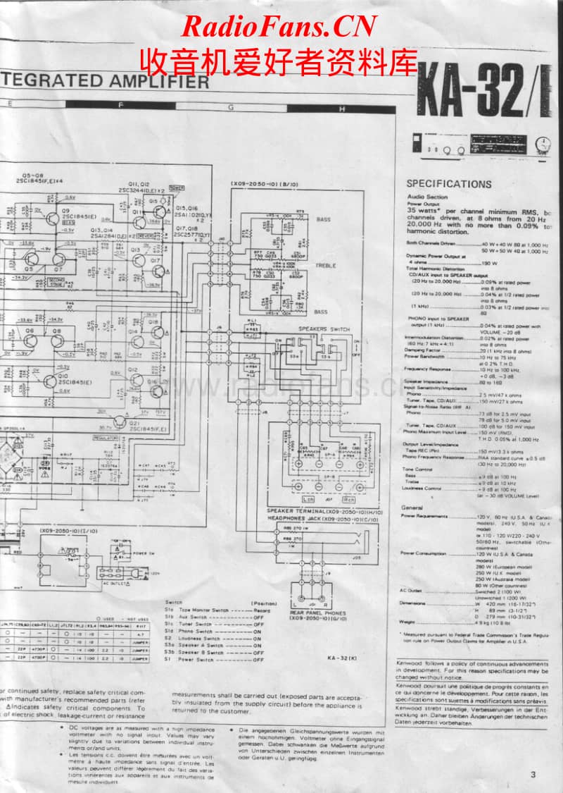 Kenwood-KA-32-Schematic电路原理图.pdf_第2页
