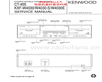 Kenwood-CT-405-HU-Service-Manual电路原理图.pdf