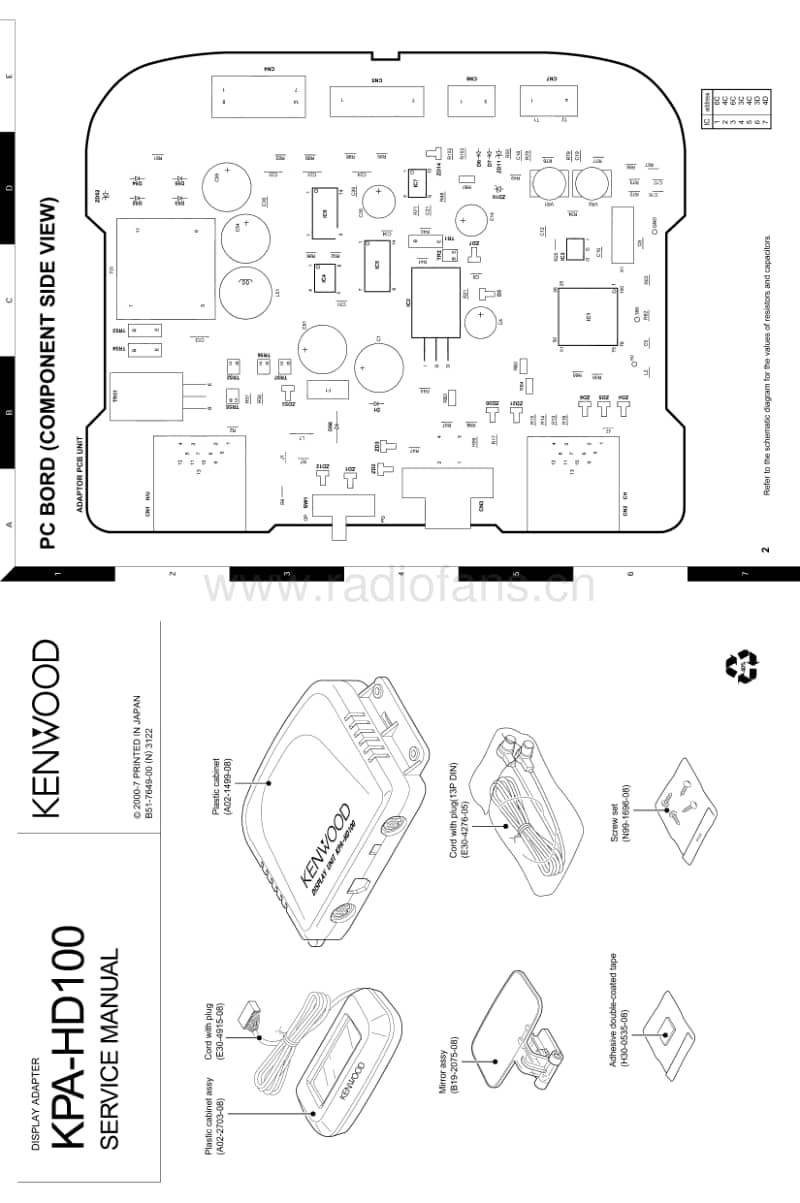 Kenwood-KPAHD-100-Schematic电路原理图.pdf_第1页