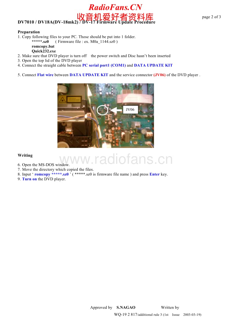 Marantz-DV-18-Service-Bulletin电路原理图.pdf_第2页