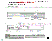 Kenwood-DVR-505-Service-Manual电路原理图.pdf