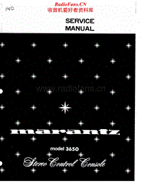 Marantz-3650-Service-Manual电路原理图.pdf