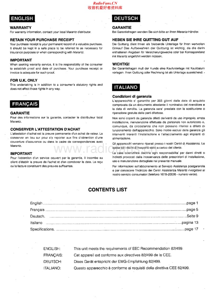 Marantz-MA-500-Owners-Manual电路原理图.pdf_第2页