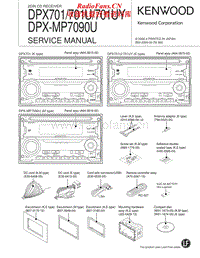 Kenwood-DPX-701-Service-Manual电路原理图.pdf