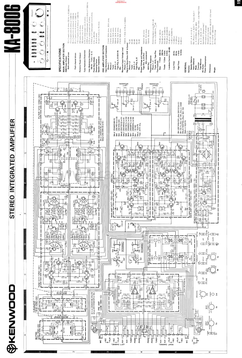 Kenwood-KA-8006-Schematic电路原理图.pdf_第1页