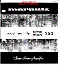 Marantz-250-Service-Manual电路原理图.pdf