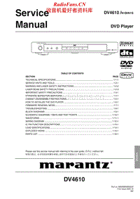 Marantz-DV-4610-Service-Manual电路原理图.pdf
