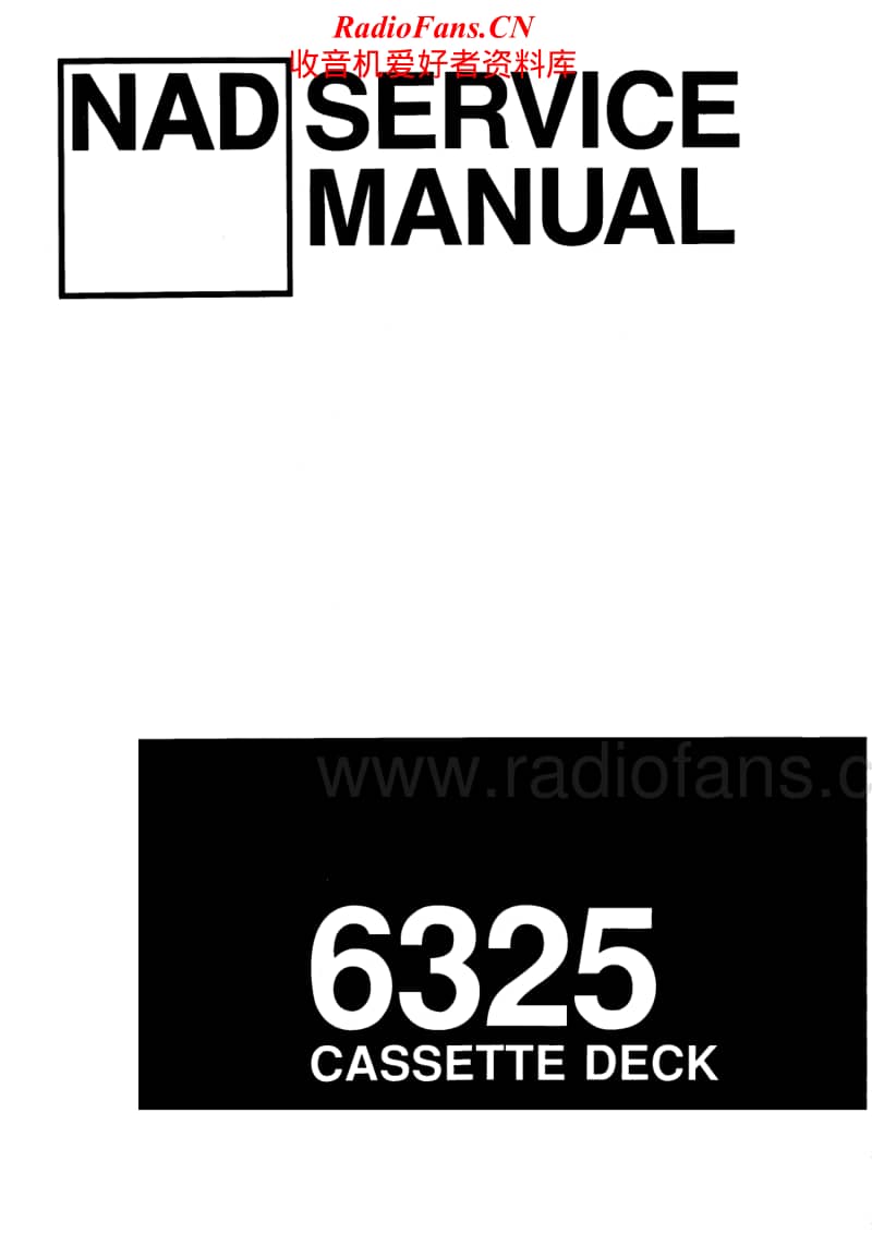 Nad-6325-Service-Manual电路原理图.pdf_第1页