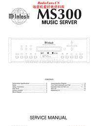McIntosh-MS-300-Service-Manual电路原理图.pdf