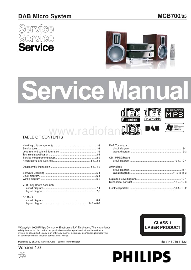 Philips-MCB-700-Service-Manual电路原理图.pdf_第1页
