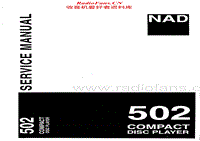 Nad-502-Service-Manual电路原理图.pdf