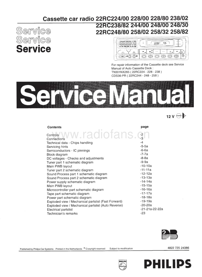 Philips-RC-24830-Service-Manual电路原理图.pdf_第1页