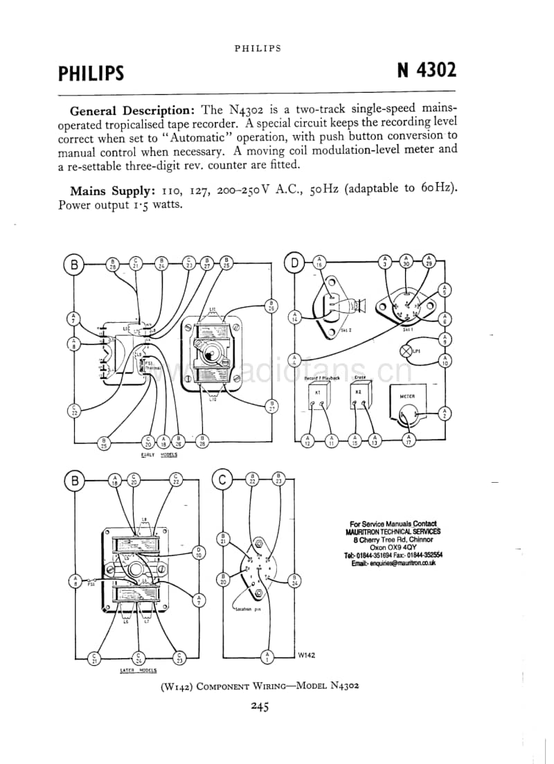 Philips-N-4302-Service-Manual电路原理图.pdf_第1页