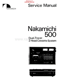 Nakamichi-500-Service-Manual电路原理图.pdf