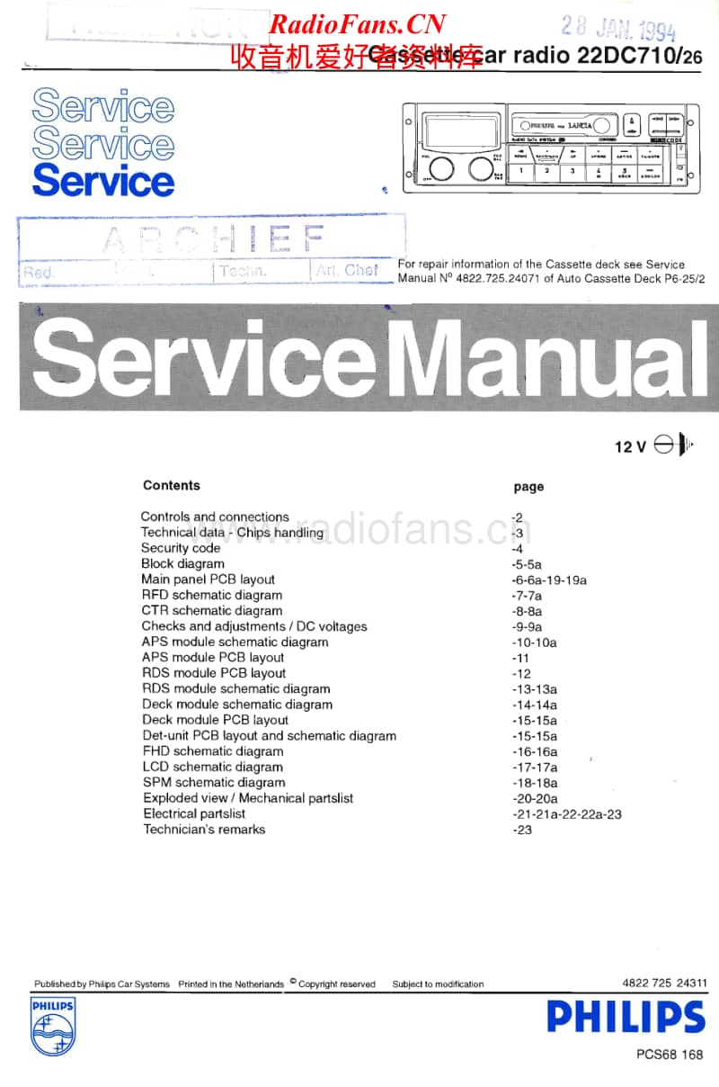 Philips-22-DC-710-Service-Manual电路原理图.pdf_第1页