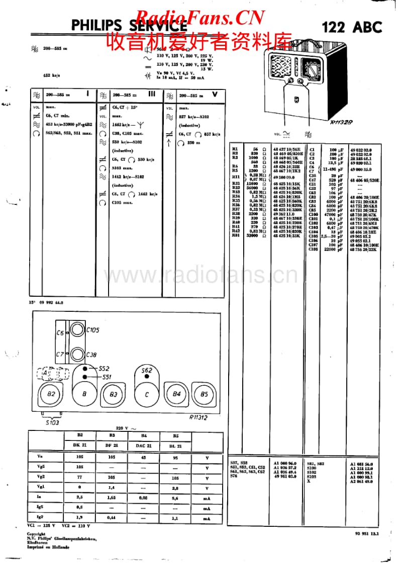 Philips-122-ABC-Service-Manual电路原理图.pdf_第1页