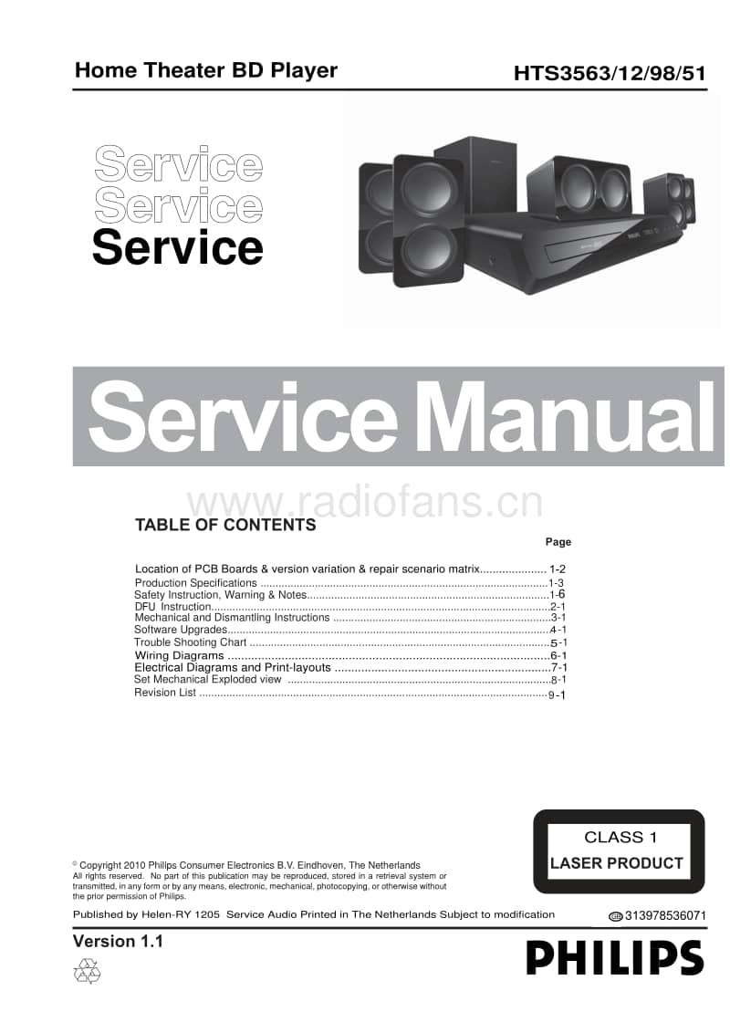Philips-HTS-3563-Service-Manual电路原理图.pdf_第1页