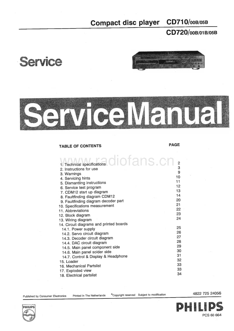 Philips-CD-720-Service-Manual电路原理图.pdf_第1页