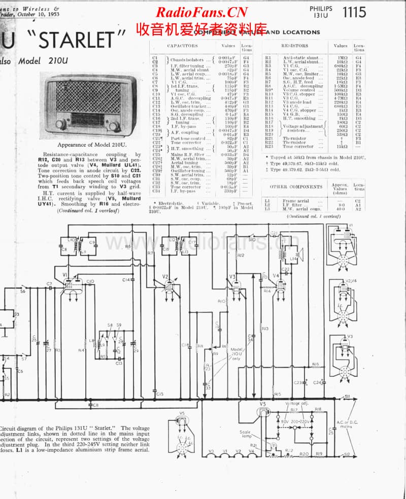Philips-131-U-Service-Manual电路原理图.pdf_第2页