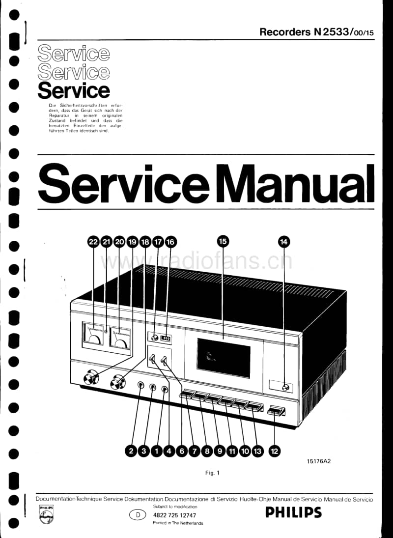 Philips-N-2533-Service-Manual电路原理图.pdf_第1页