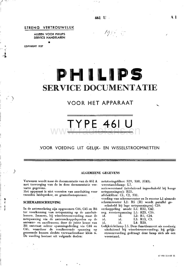 Philips-461-U-Service-Manual电路原理图.pdf_第3页